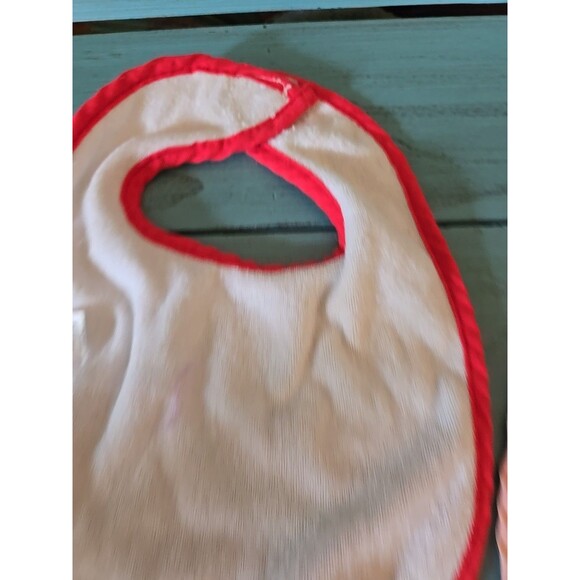 Sesame Street Terry Bibs - Baby Elmo, Big Bird Loop Closure 7.5 W × 9 L, Infant - Picture 9 of 13